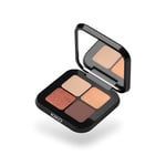 KIKO Milano Bright Quartet Eyeshadow Palette 03 | Palette Avec 4 Ombres À Paupières Cuites Pour Utilisation Sèche Et Humide