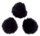 MINIFUR-LAV Artificial Fur Wind Shield 3-pack For Lavalier