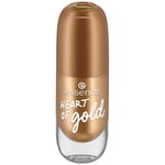 Essence Nails Nail Polish Gel Nail Colour 62 HEART OF Gold 8 ml ()