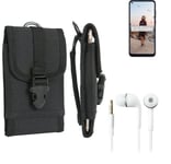 For Samsung Galaxy M11 + EARPHONES Belt bag outdoor pouch Holster case protectio