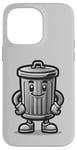 iPhone 14 Pro Max Garbage Trash Can Cartoon Character Design Case