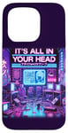 iPhone 15 Pro It's All In Your Head Cyberpunk Japanese Vaporwave Aesthetic Case