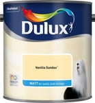 Dulux Smooth Emulsion Matt Paint - Vanilla Sundae - 2.5L - Walls and Ceiling