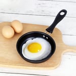 12cm Fried Egg Pan Anti-Scald Handle Egg Frying Pan Non-Stick for Camping Picnic