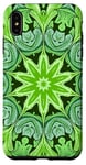 iPhone XS Max Ailanthus Leaves Pattern Design Cut Out Lime And Tea Case