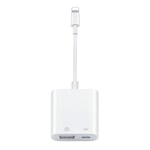 SiGN Lightning & USB Kamera Adapter 5V, 1A - Vit Vit