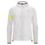 Macron Run Scd Alvin Reflex W-Break Light JKT WHT/Nyel Man Veste Coupe-Vent Homme, Blanc, XL