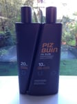 Piz Buin In Sun Moisturising Sun Lotion Duo Spf 20 And Spf 10 300ml