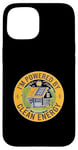 Coque pour iPhone 15 I'M POWERED BY CLEAN ENERGY Solar Power Change Climat Sun