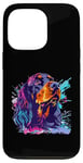 Coque pour iPhone 13 Pro Gordon Setter Pop Art Figurine de race de chien