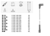 Tändkabel Beru - Renault - Opel - Volvo - Peugeot - Citroen - Daewoo