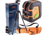 Geo Fennel Cross Line Laser With Tripod, Set Geo-Fennel Geo1x Green