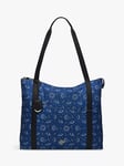 Radley 24/7 Cosmic Dog Medium Zip Top Shoulder Bag, Deep Sea