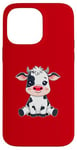 iPhone 14 Pro Max Red Cow Nose Funny Day 2024 Red Cow Nose Kids Girls Case