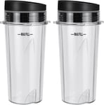 16oz Cup Compatible with Ninja Nutri Slim Blender 700 W QB3001UKS, Also Fit... 