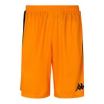 Kappa CALUSO Short de Basket-Ball Homme, Orange, FR : S (Taille Fabricant : S)