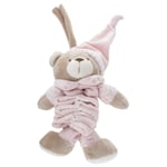 Spilledåse 20 cm Bamse rosa Tinka Baby