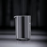 Bodum Spare 12 Cup Black Glass Coffee Beaker, 1.5L