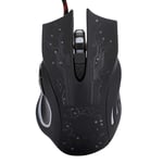 PUSOKEI Computer Gaming Mouse With Led Lights, 6-Key Wired Mouse, 3200dpi, Usb Mouse For Computer/Lapto/Windows, Fashion Computer Mouse