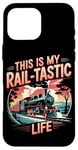 Coque pour iPhone 16 Pro Max Rail-Tastic Life Locomotive de train