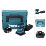 DBO481F1J Ponceuse vibrante sans fil 112 x 102mm 18V + 1x Batterie 3,0Ah + Coffret - sans chargeur - Makita