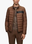 BOSS Darolus Quilted Zip Jacket, Open Green