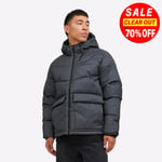 Jack & Jones Vesterbro Mens Classic Fashion Puffer Jacket Coat Grey