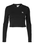 Always Original Rib Long Sleeve Top W Black Adidas Originals