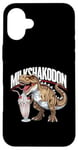 iPhone 16 Plus Milkshake T-Rex Dinosaur Milkshake Lover Milk Shake Case