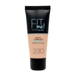 Maybelline Fit Me Matte+Poreless -meikkivoide 230 Natural Buff, 30ml