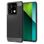 Spigen Rugged Armor Case Compatible with Xiaomi Redmi Note 13 Pro 5G and POCO X6 5G - Matte Black