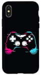 Coque pour iPhone X/XS Manette Esthétique Jeux Vidéo Jeux Graphiques Adolescents