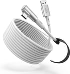 KIWI design Link Cable 5M Compatible with Quest 3S/3/Quest 5 Meter, White 