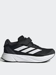 adidas Kids Unisex Duramo SL, Black/White, Size 11 Younger