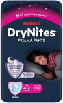 Huggies DryNites Bed wetting Pyjama Pants for Girls, Age 4-7, (10 Pants )