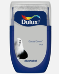 DULUX Grey Tester Paint 30ml Goose Down Matt Colour Touch Up Mini Roller