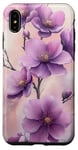 Coque pour iPhone XS Max Fleur De Cerisier Japonais Fleur Pourpre