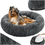 TecTake® Panier pour Chien Déhoussable & Lavable, Lit pour Chien & Chat Antidérapant en Peluche Anti-Stress, pour Chiens & Chats de Toutes Tailles, Tapis Chien Coussin Chien avec Rembourrage épais