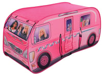 Barbie M009728 Pop-Up Camper Tent Campervan, Multicoloured,49 x 49 x 40 cm