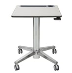 Ergotron LEARNFIT TRAVEL STANDING DESK 16IN CLEAR ANODIZED ADJUSTABLE   IN ACCS