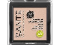 Sante Naturkosmetik Natural Eyeshadow 01 Pearly Opal Ombre à paupières mat aux extraits biologiques végétalien 1,8 g