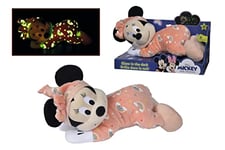 NICOTOY 6315871574 Disney Minnie, 30cm, Peluche, impression lumineuse, +0m