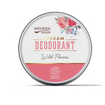 Deodorant Natural Cream Wild Flowers 100 % Natural Deodorant 60 Ml