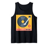 Vinyl Record Player Album Tank Top