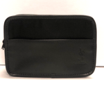 YSL Yves Saint Laurent Parfums Toiletries Wash Bag Mens Shave Travel Pouch Black