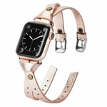 Womens Leather Band Strap for Apple Watch Series 9 8 7 6543 iWatch SE 41/45/49mm