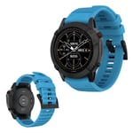 Garmin Fenix 6 / Fenix 5 Plus / Fenix 5 / Forerunner 935 / Quatix 5 / Quatix 5 Sapphire / Approach S60 / Garmin Instinct silicone watch band - Baby Bl