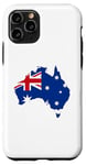 iPhone 11 Pro Australia Down Under Classic Australian Flag Map Gift Case