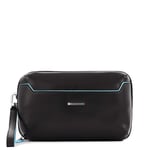 Fashion Bag PIQUADRO BLUE SQUARE Unisex Clutch Leather Black - AC5940B2R-N