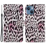 iPhone 15 Plus Fodral Motiv Leopardmönster